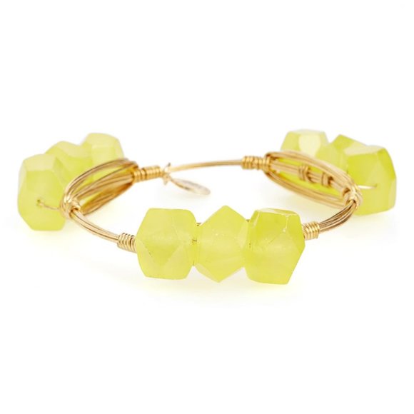 Bourbon and Boweties Triple Stone Bracelet NEW